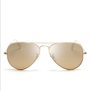 Ray Ban Aviators RB3025 001/3E in Arista Gold
